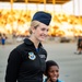 Miss America Visits Basic Military Training