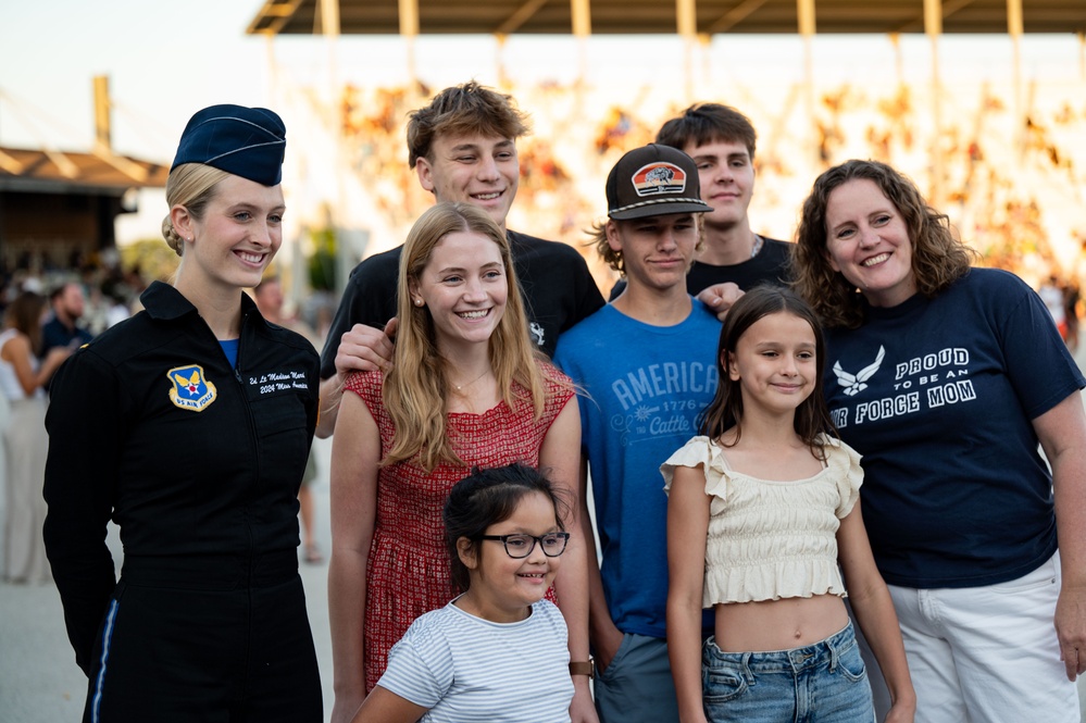 Miss America Visits Basic Military Training