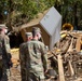 Tennessee National Guardsmen gather soil samples after Hurricane Helene