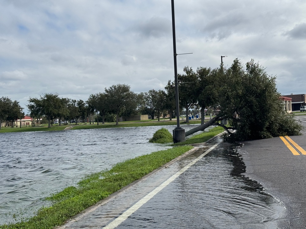 Initial assessment of MacDill AFB post Hurricane Milton