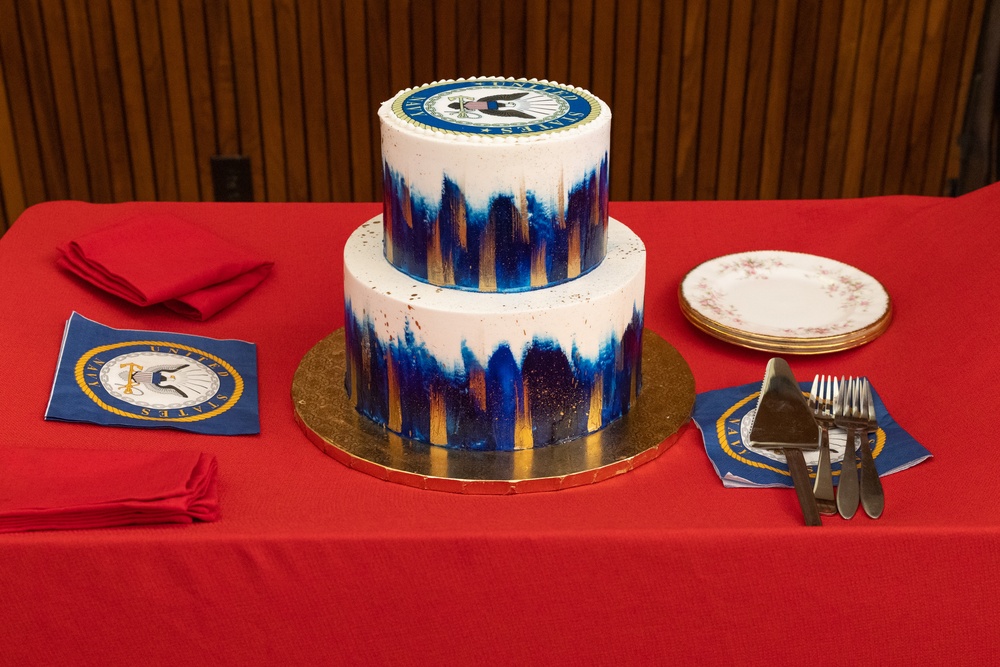 U.S. Navy 249th birthday cake-cutting ceremony