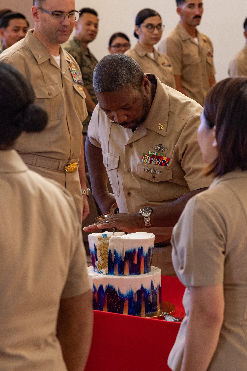 U.S. Navy 249th birthday cake-cutting ceremony