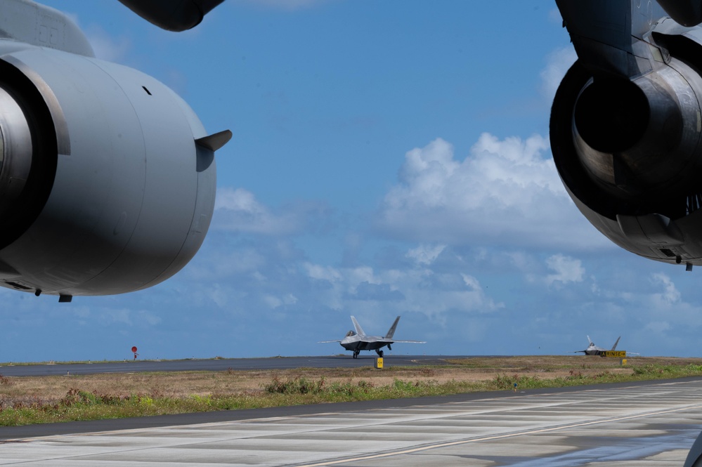 AMC refuels 199th Fighter Squadron during JPMRC 25-01