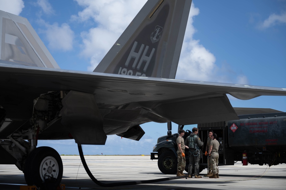 AMC refuels 199th Fighter Squadron during JPMRC 25-01