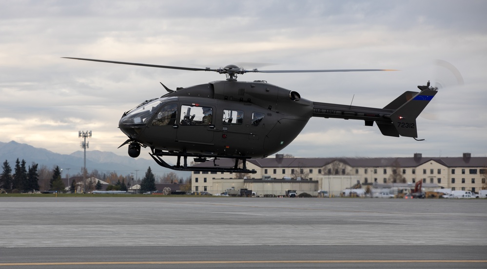 Alaska Army National Guardsmen prep Lakota helicopters for movement to Southwest border