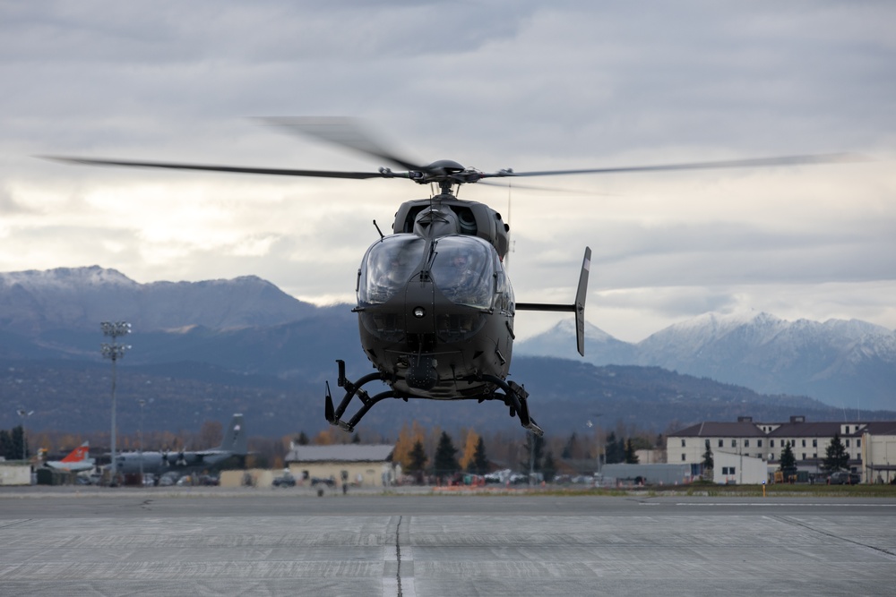 Alaska Army National Guardsmen prep Lakota helicopters for movement to Southwest border