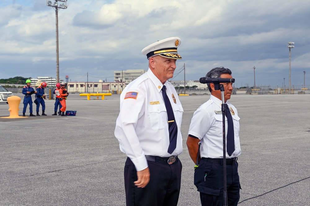 U.S. Army Garrison Okinawa Firefighters Host Joint Water Rescue Training Event