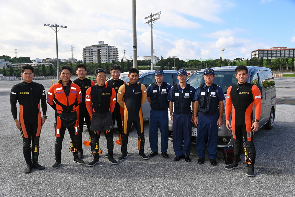 U.S. Army Garrison Okinawa Firefighters Host Joint Water Rescue Training Event