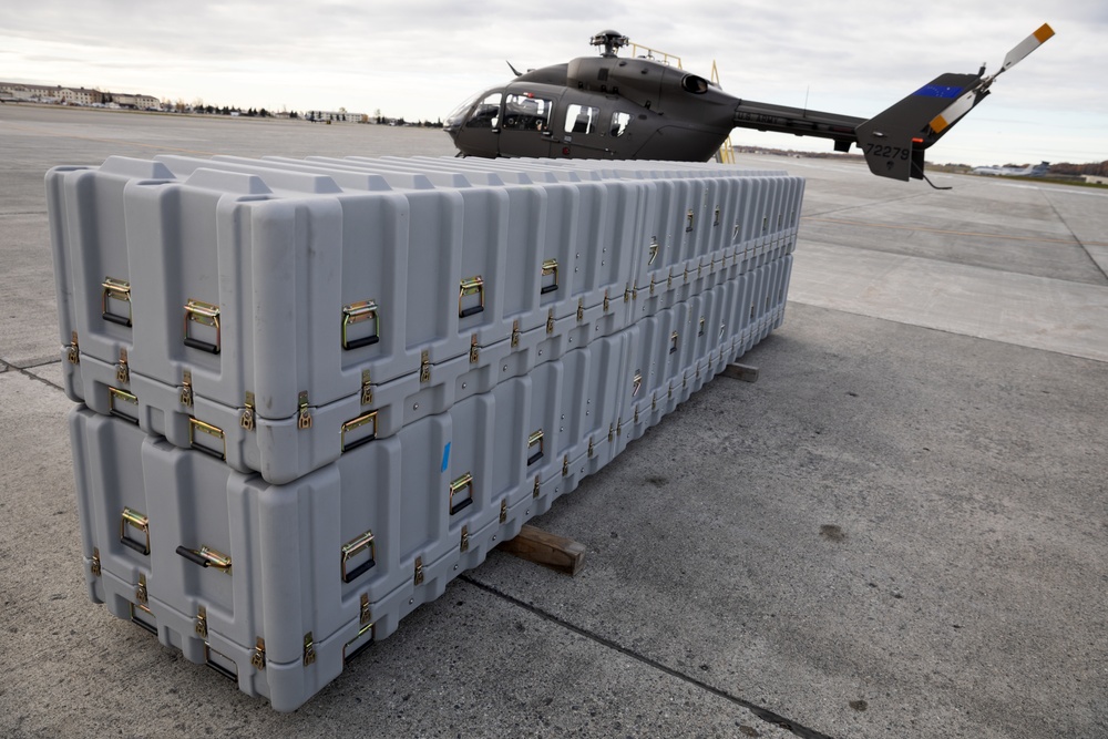 Alaska Army National Guardsmen prep Lakota helicopters for movement to Southwest border