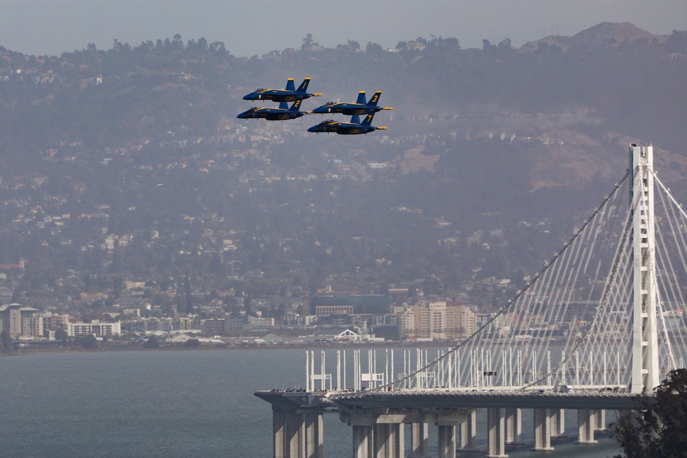 San Francisco Fleet Week 2024: Blue Angels over San Francisco