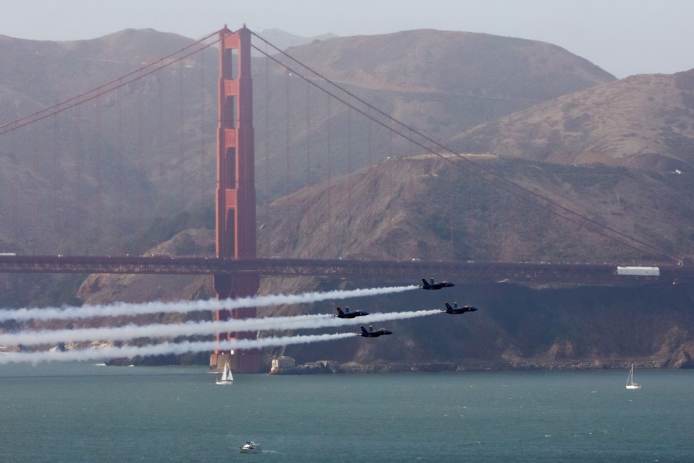 San Francisco Fleet Week 2024: Blue Angels over San Francisco