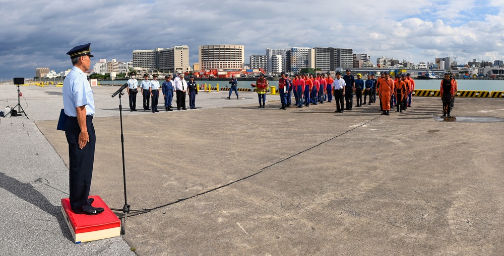 U.S. Army Garrison Okinawa Firefighters Host Joint Water Rescue Training Event