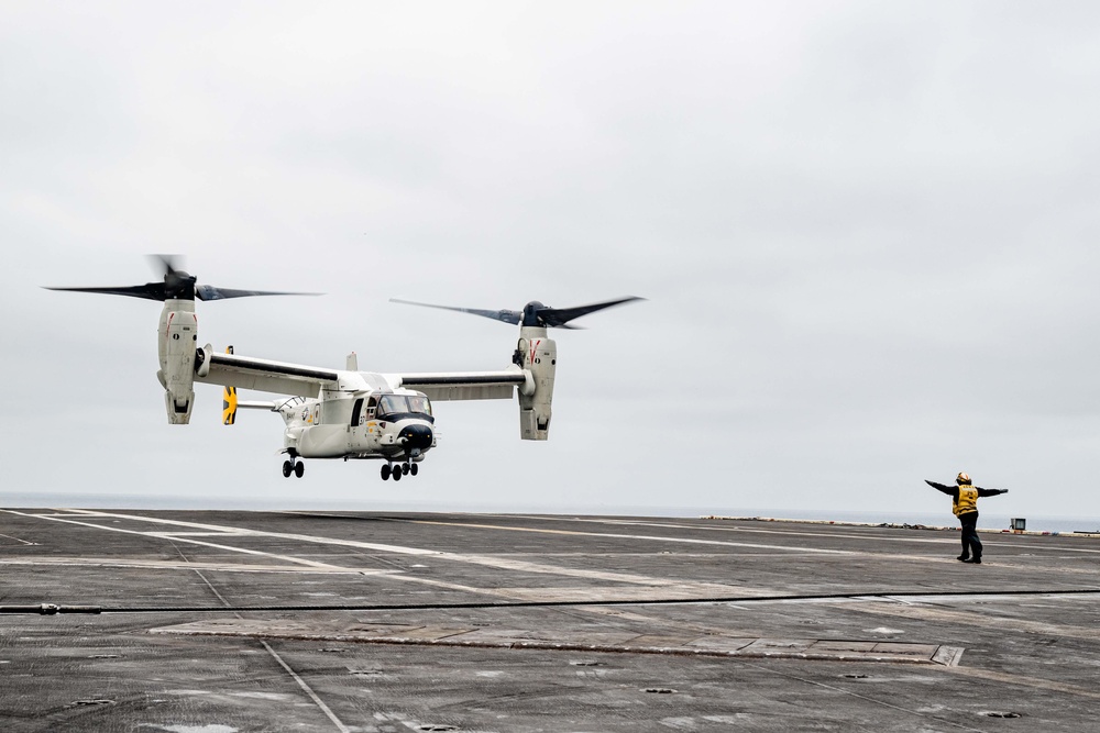 CVW-11 Squadrons Fly Off from Theodore Roosevelt