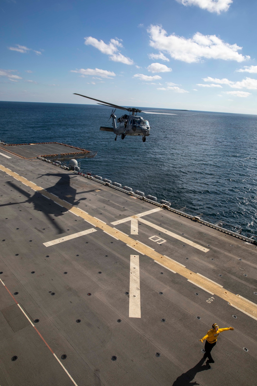 Flight Operations onboard USS Iwo Jima