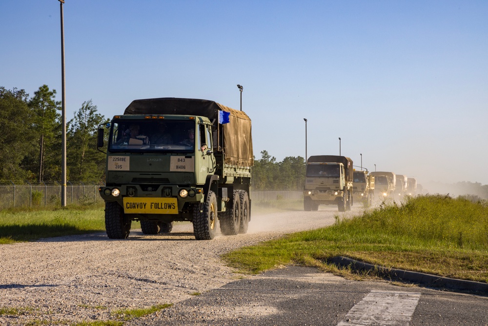 Louisiana National Guard Soldiers stage at the 7th Special Forces Group (Airborne)