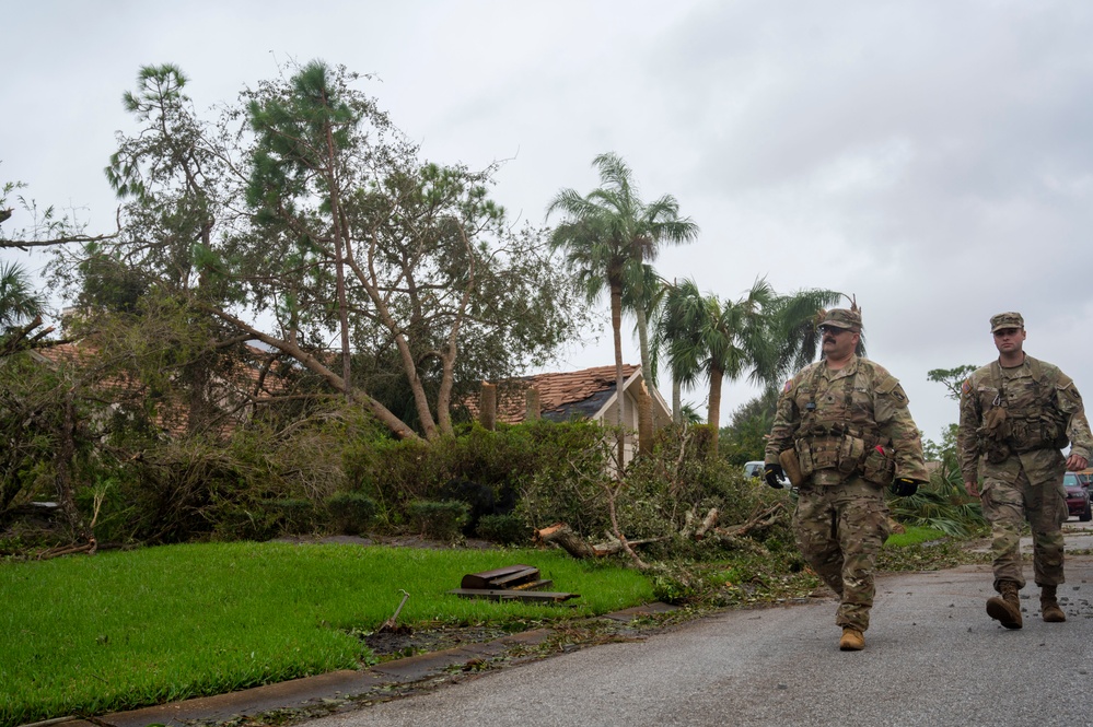 Florida, SC Guard assist in aftermath of Milton