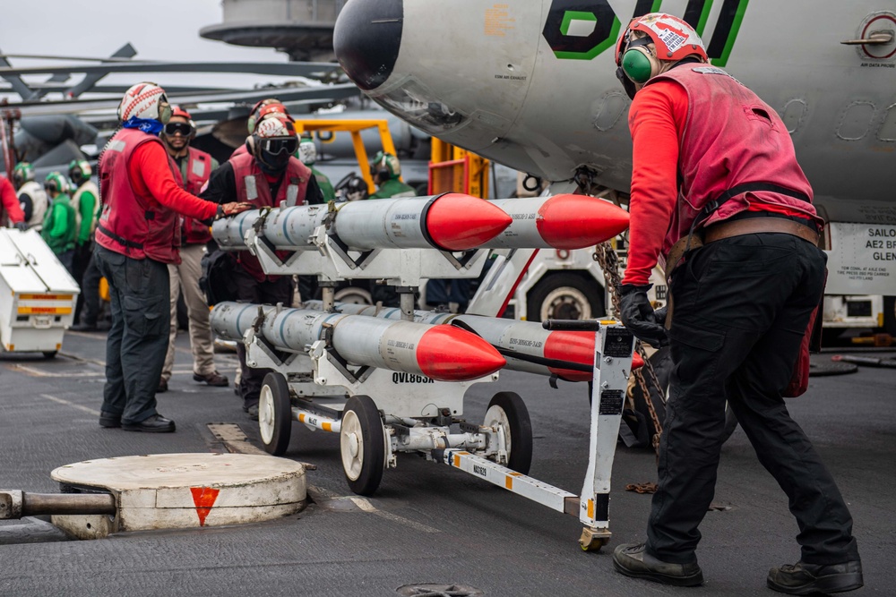 CVW-11 Squadrons Fly Off from Theodore Roosevelt