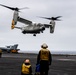 Osprey Takes Off from Theodore Roosevelt