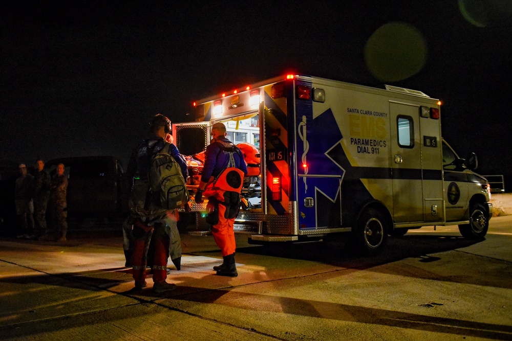 129RQW Airmen Conducts SAR Operation