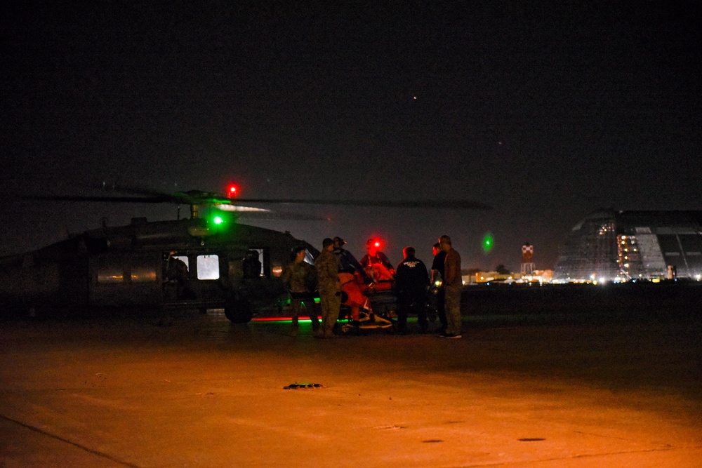 129RQW Airmen Conducts SAR Operation