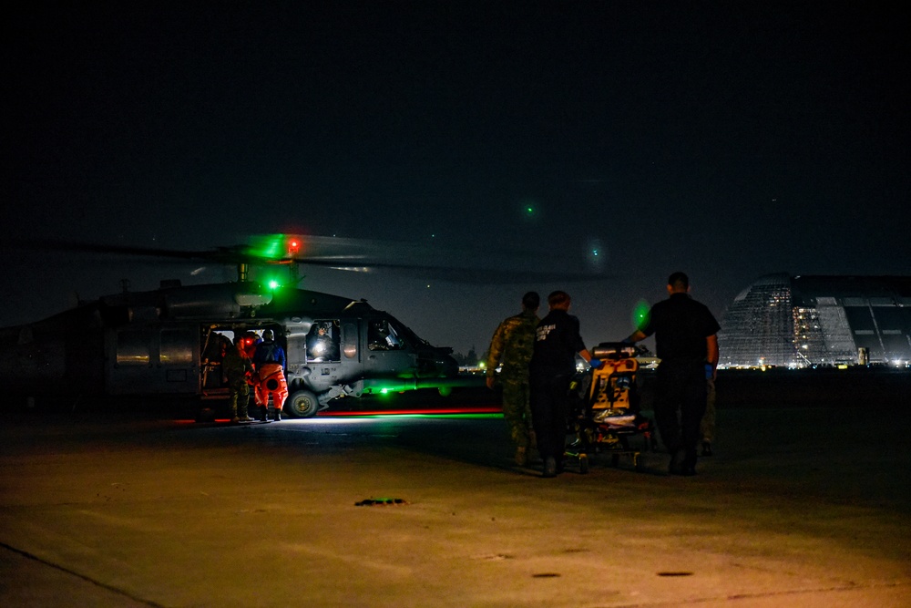 129RQW Airmen Conducts SAR Operation