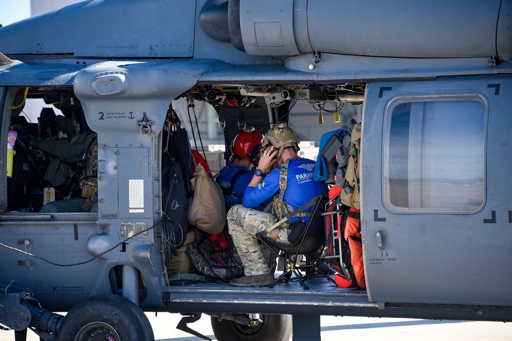 129RQW Airmen Conducts SAR Operation