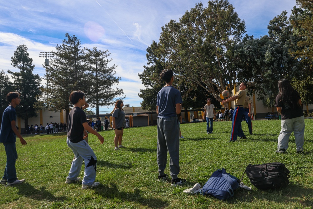 15th MEU Supports Recruiting Mission at Milpitas High School during San Francisco Fleet Week 2024