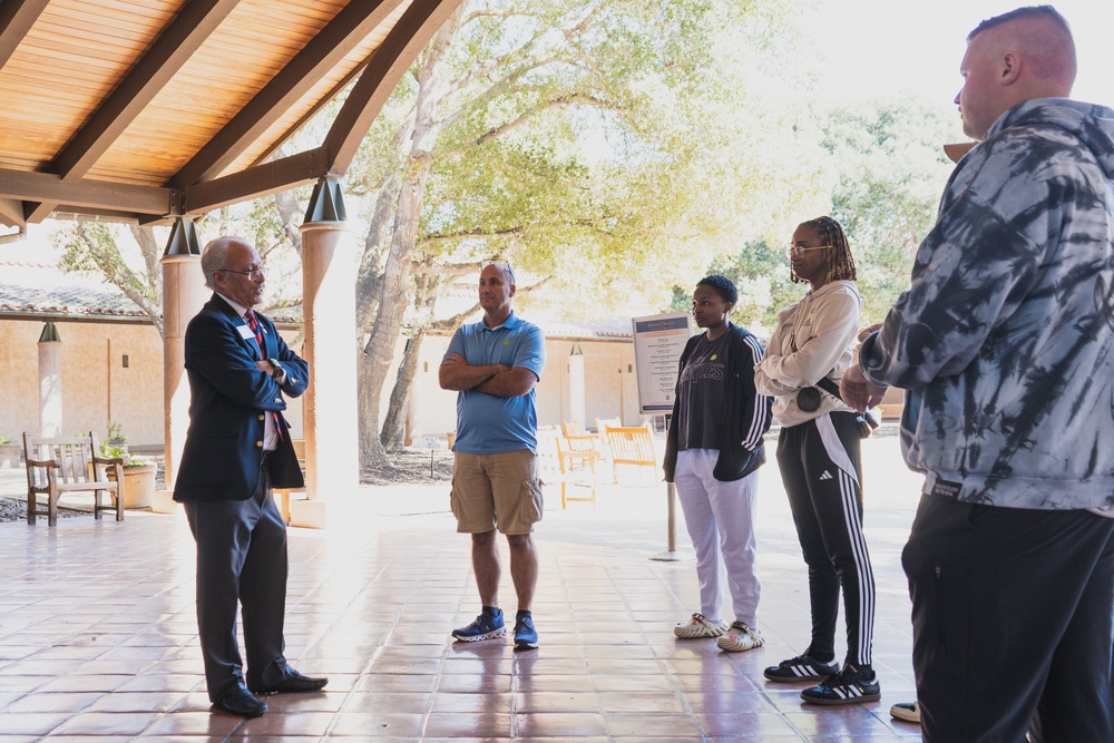 USS Ronald Reagan (CVN 76) Sailors visit the Ronald Reagan Presidential Library and Museum