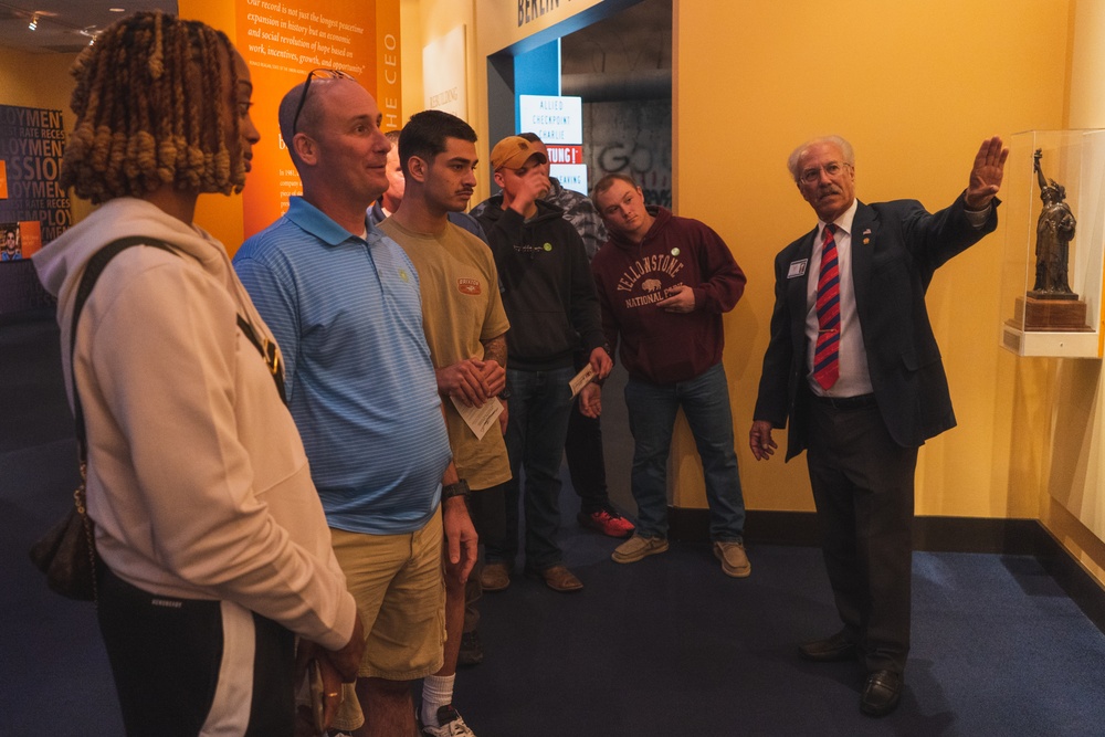 USS Ronald Reagan (CVN 76) Sailors visit the Ronald Reagan Presidential Library and Museum