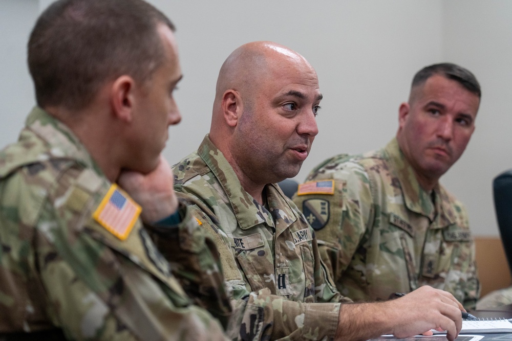 Louisiana National Guard Soldiers stage at the 7th Special Forces Group (Airborne)