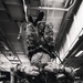 EODMU 5 Fast Ropes in the Hangar Bay of USS George Washington