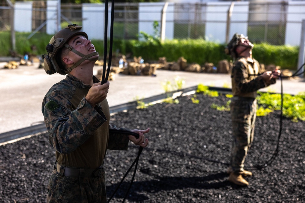 2/6 Rappel and Fast Rope Training