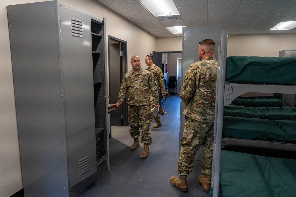 Louisiana National Guard Soldiers stage at the 7th Special Forces Group (Airborne)