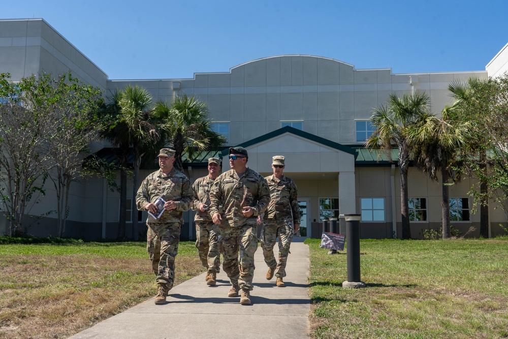 Louisiana National Guard Soldiers stage at the 7th Special Forces Group (Airborne)