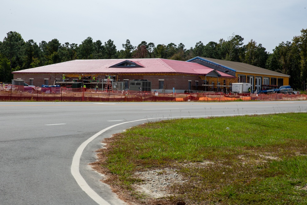 Construction on Camp Lejeune