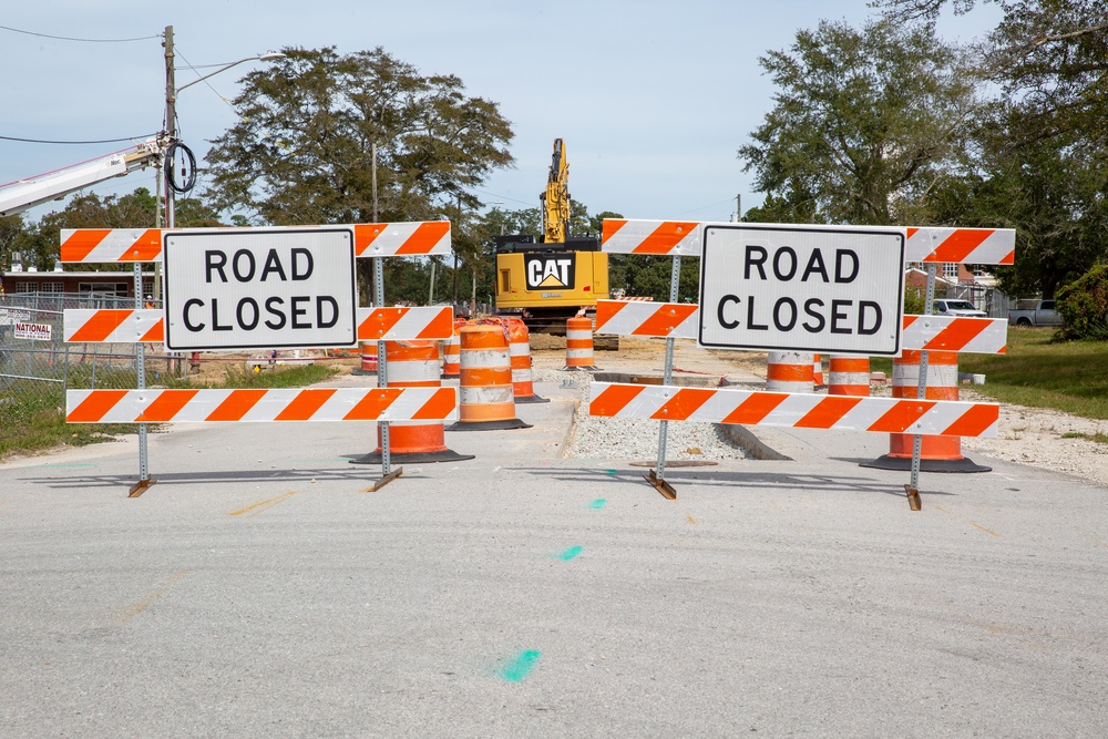 Construction on Camp Lejeune