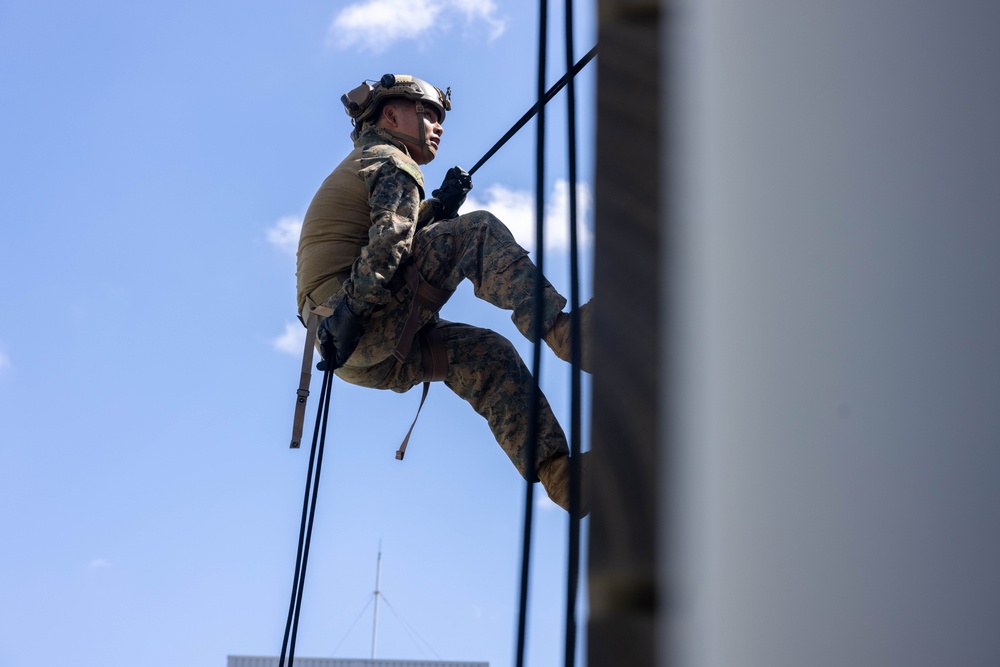 2/6 Rappel and Fast Rope Training