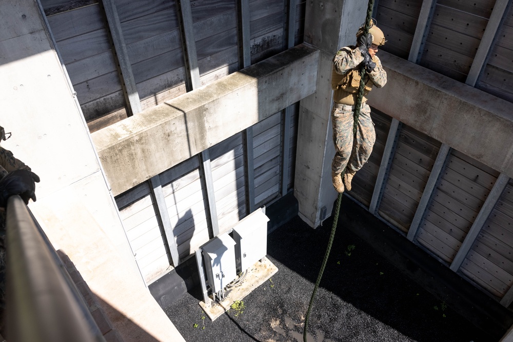 2/6 Rappel and Fast Rope Training