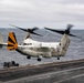 Osprey Takes Off from Theodore Roosevelt