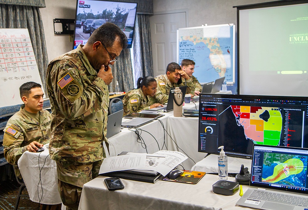 260th Military Intelligence Battalion conducts recovery operations after Hurricane Milton’s landfall