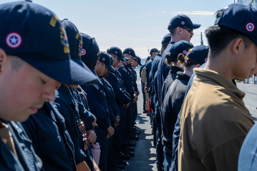 USS America (LHA 6) Celebrates 10 Commissioning Anniversary