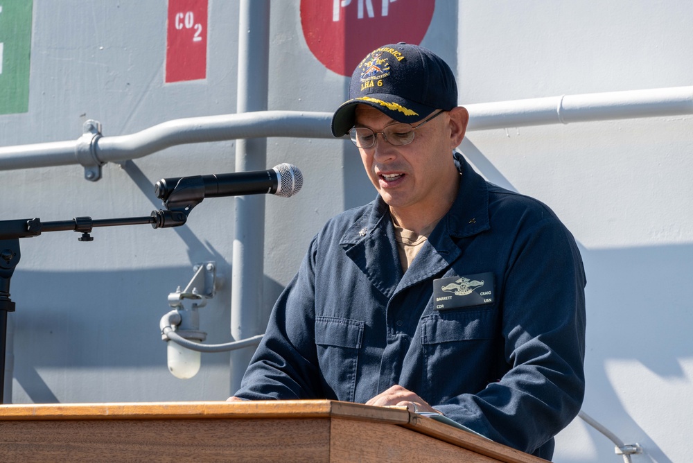 USS America (LHA 6) Celebrates 10 Commissioning Anniversary