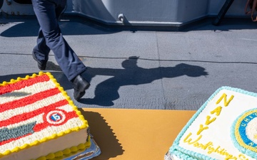 USS America (LHA 6) Celebrates 10 Commissioning Anniversary