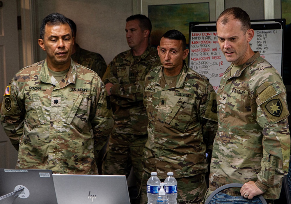 50th RSG commander conducts battlefield circulation after Hurricane Milton landfall