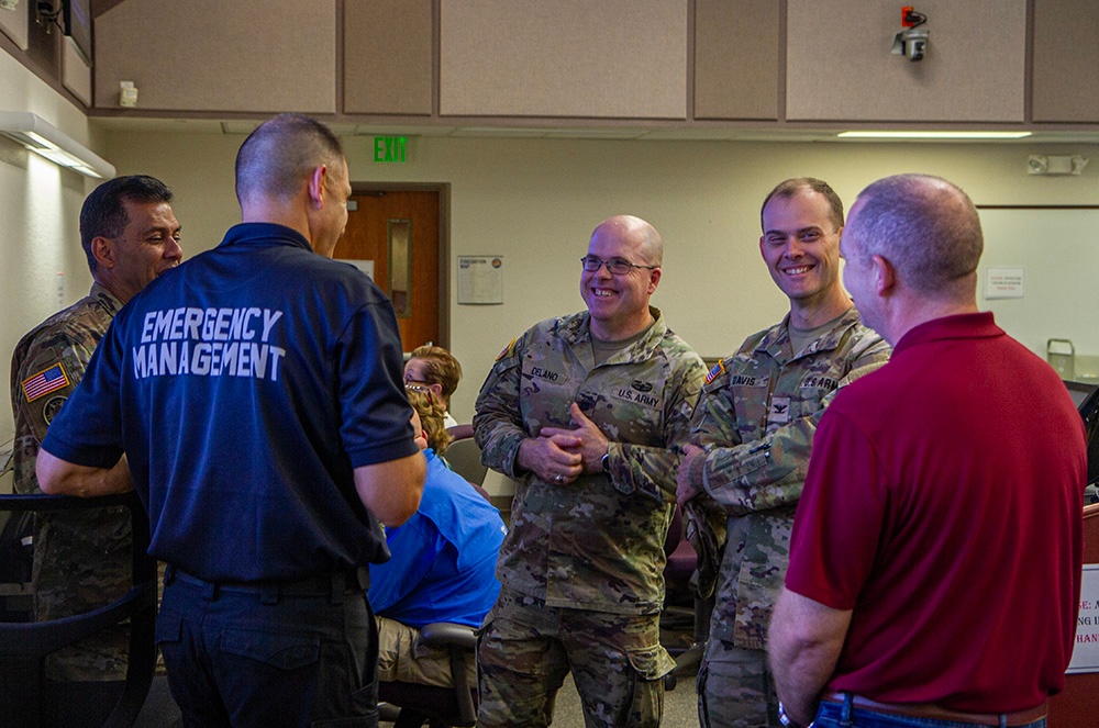 50th RSG commander conducts battlefield circulation after Hurricane Milton’s landfall