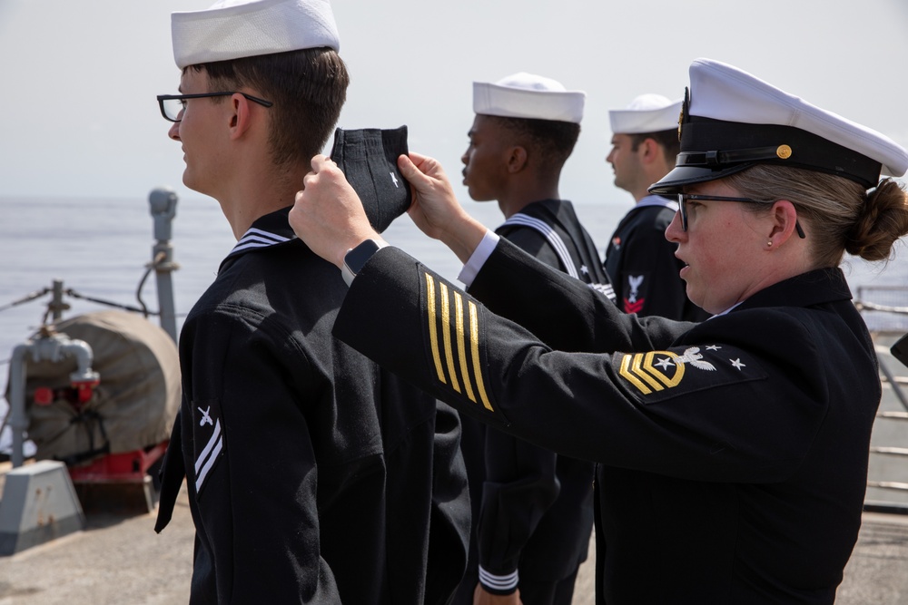 Division in the Spotlight Uniform Inspection