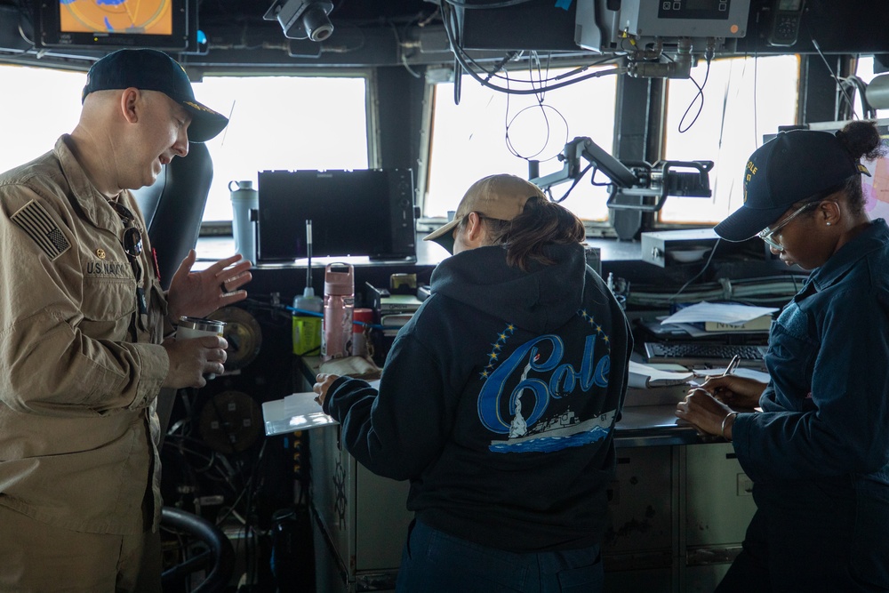 Routine Operations aboard the USS Cole