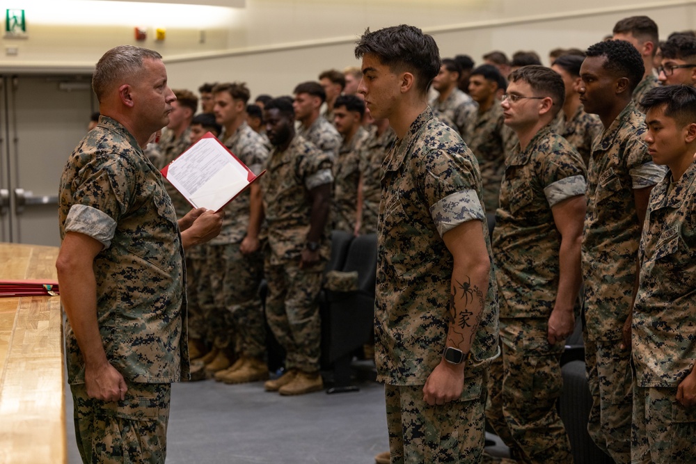 Marines Awarded the Navy and Marine Corps Achievement Medal for Life Saving Actions