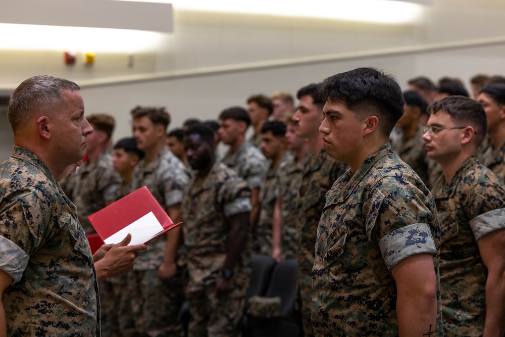 Marines Awarded the Navy and Marine Corps Achievement Medal for Life Saving Actions