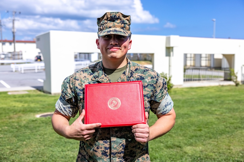 Marines Awarded the Navy and Marine Corps Achievement Medal for Life Saving Actions